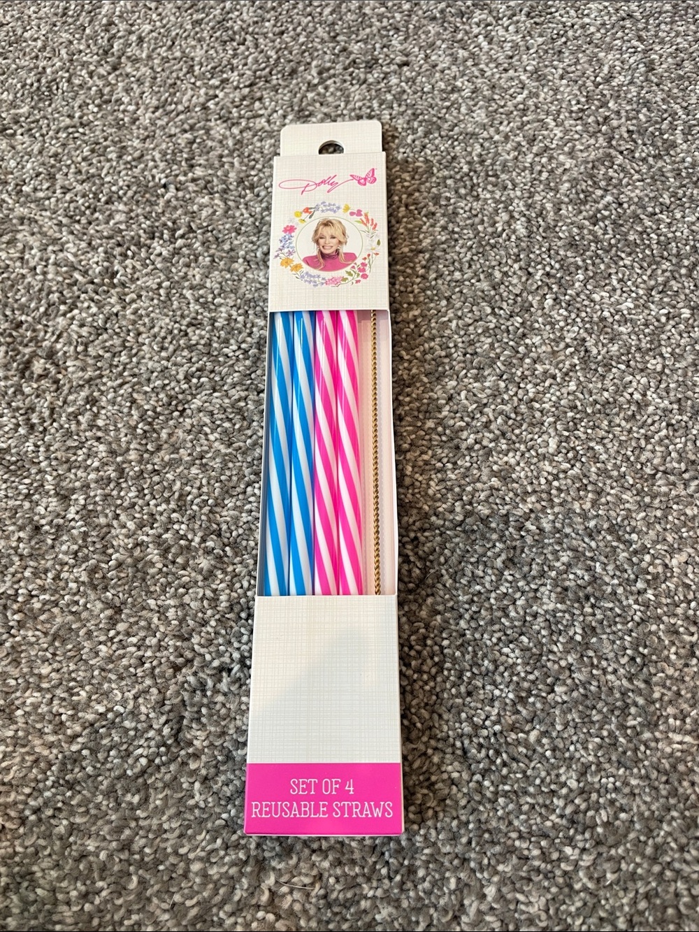 Dolly Parton Reusable Straws